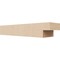 Ekena Millwork 6in. W x 4in. H x 24in. L Chapel Hill Woodgrain TimberThane Rafter Tail, Primed Tan RFTUR06X04X24CHPRCPR - alternate 1